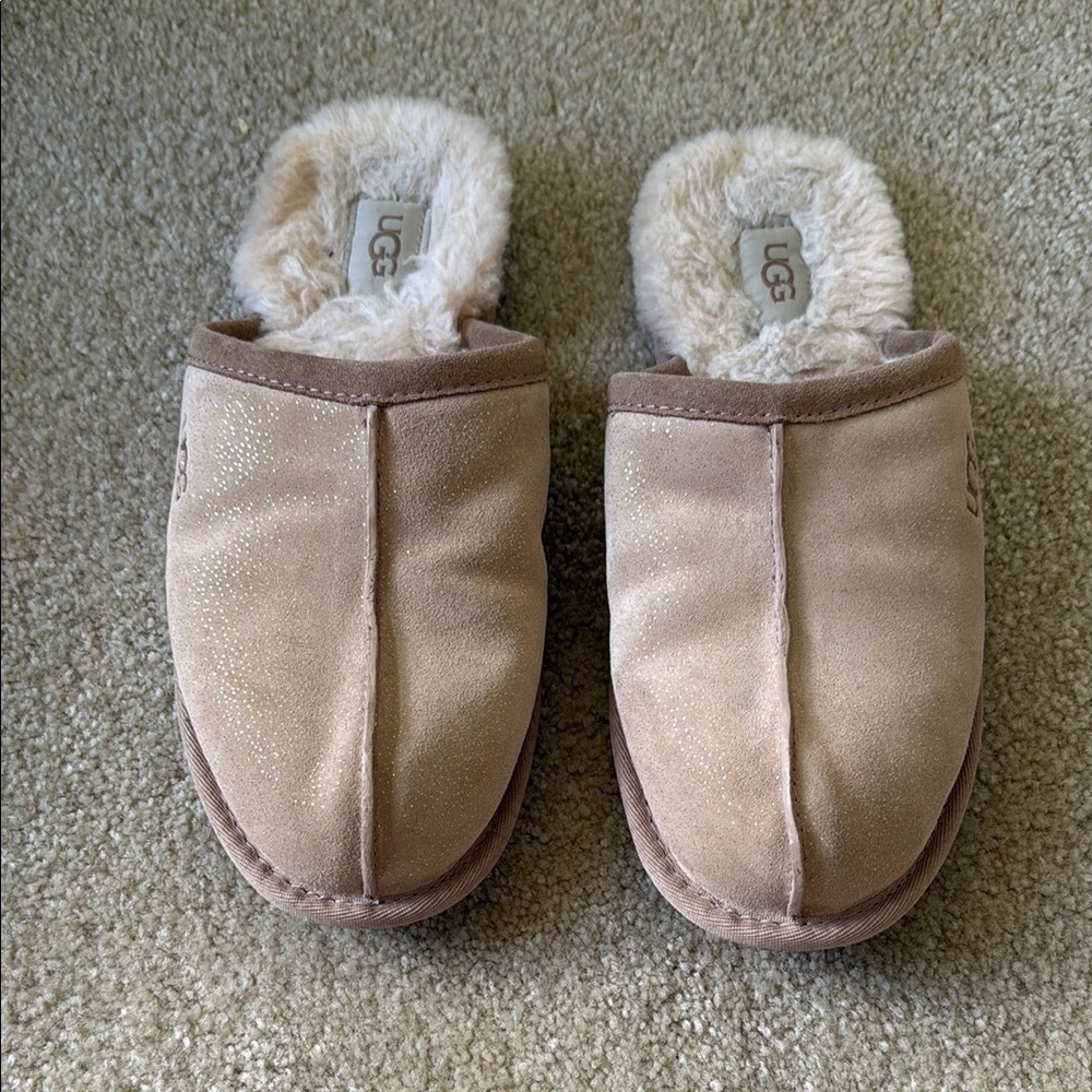 UGG Beige Cozy Slippers